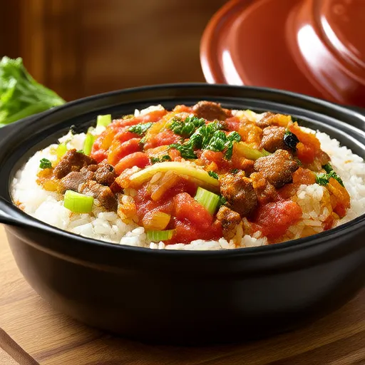 慢炖锅素版什锦饭