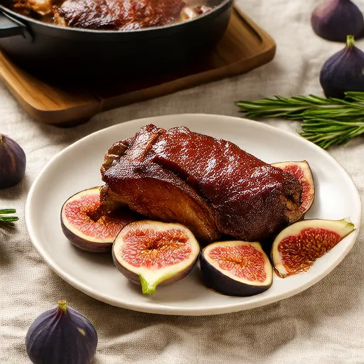 Balsamic Braised Pork Tenderloins with Fresh Figs