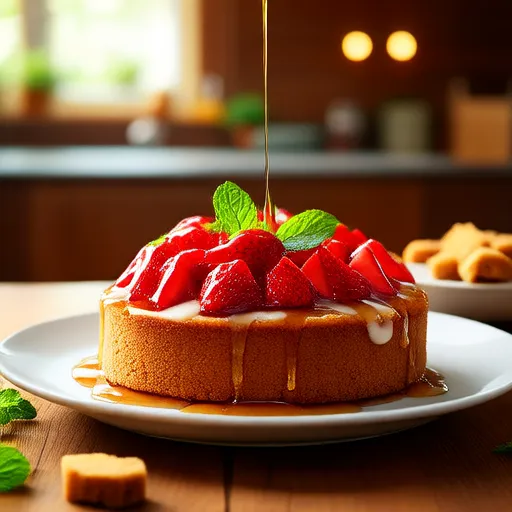Aktualisiertes Erdbeer-Dessert