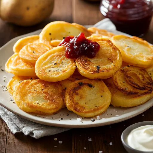 Reibekuchen (German Potato Pancakes)