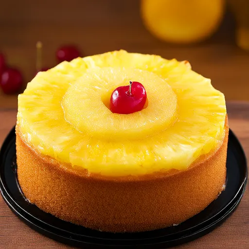 Spicy Pineapple Upside Down Cake