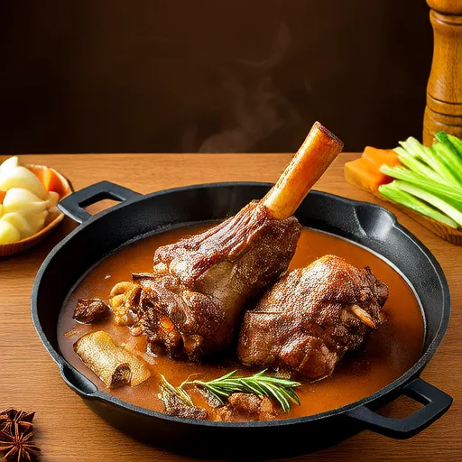 Stout-Braised Lamb Shanks