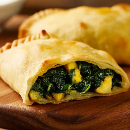 Empanadas di zucca e cavolo rapa