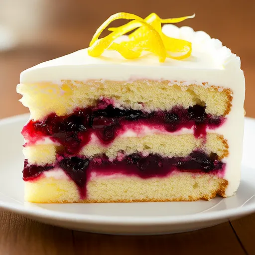 Zitronen-Himbeer-Kuchen