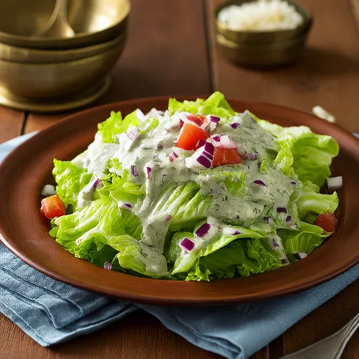 Salada Wedge com Molho de Queijo Azul