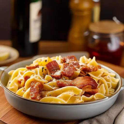 Carbonara de Frango e Bacon