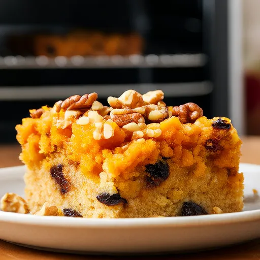 Avena al forno con torta di carote