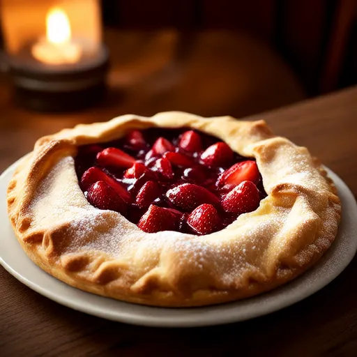 Altmodische Erdbeertorte
