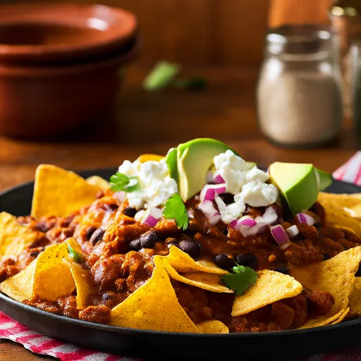 Quick Black Bean Chilaquiles