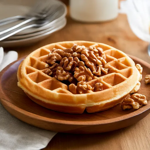 Gaufres aux noix de pécan
