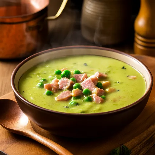 Zuppa di Piselli Spezzati e Prosciutto I