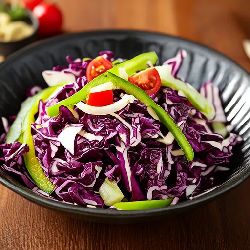 Ensalada de Col de Muchos Colores