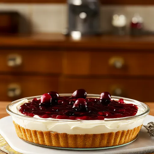 Kirsch-Brezel-Dessert