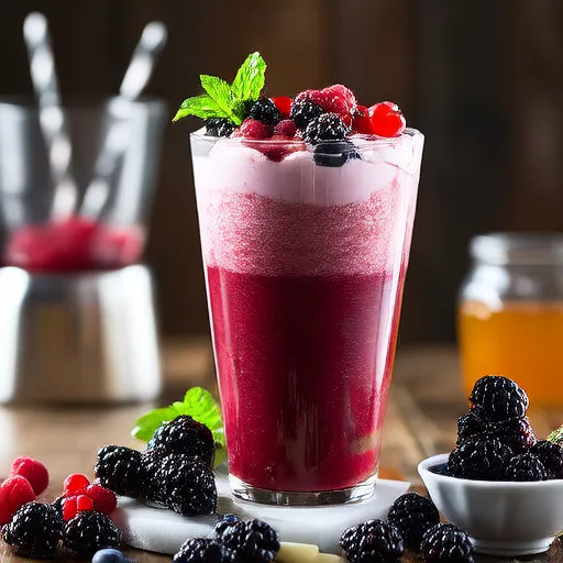 Himbeer-Brombeer-Smoothie