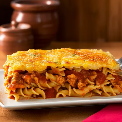Chicken Parmesan Pasta Casserole