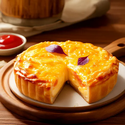 Torta de Macarrão com Queijo Estilo Sulista