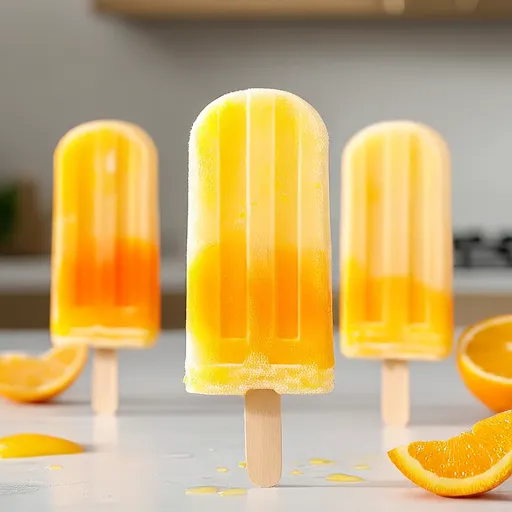 Picolés de Frutas Congelados