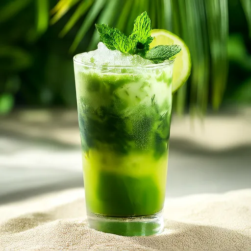 Tropical Matcha Cocktail