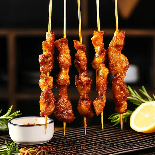Kebabs de Pollo al Romero y Ranch
