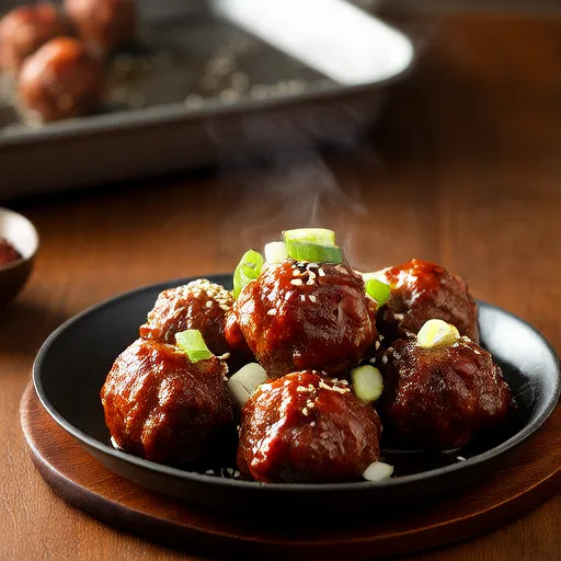 Korean Barbecue-Style Meatballs