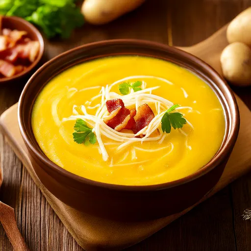 Soupe de Pommes de Terre Dorée