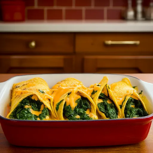 Spinach Enchiladas