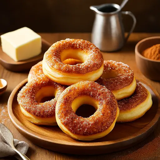 Apfelring-Pfannkuchen