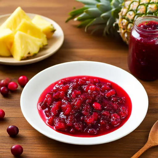 Salsa di Ananas e Mirtilli Rossi Fantastica