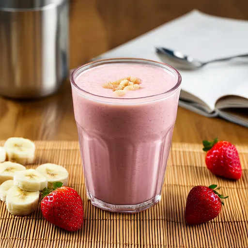 Frullato di fragole e banana