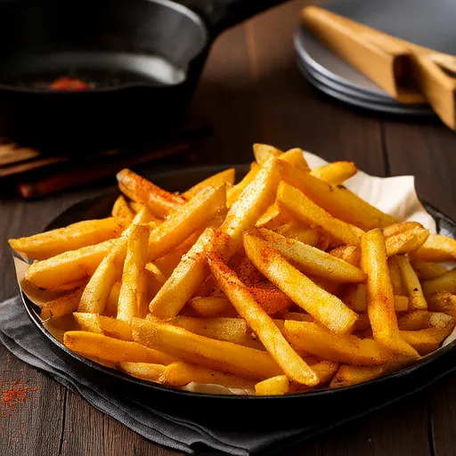 Homemade Crispy Seasoned French Fries