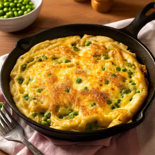 Pasta Frittata with Peas
