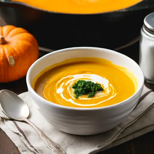 Zuppa di zucca butternut e acorn
