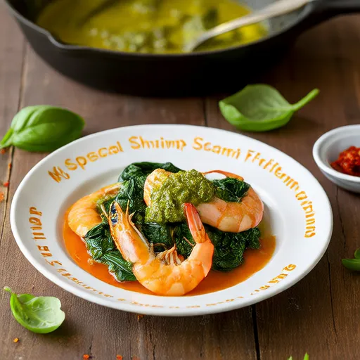 Shrimp Scampi Florentine Spesialku