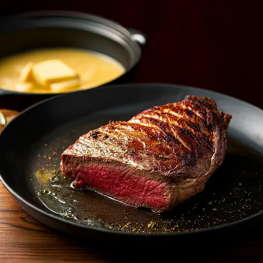 Butter Basted Rib Eye Steak