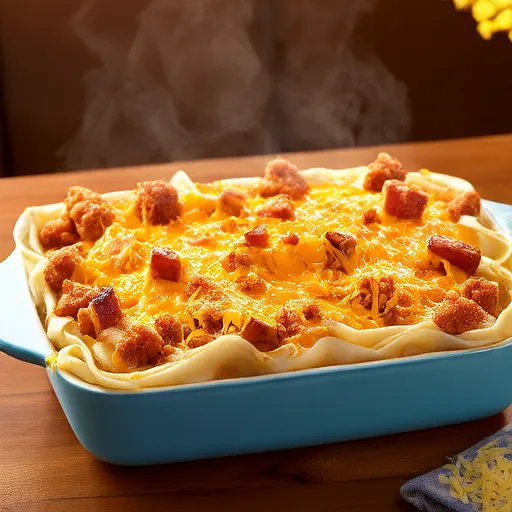 Quick Microwave Chicken Cordon Bleu Casserole