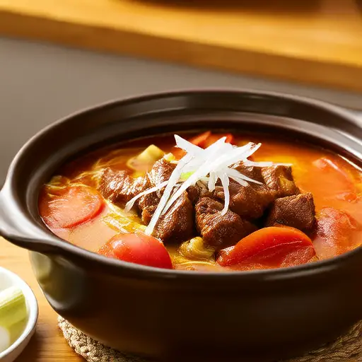 슬로우 쿠커를 이용한 파프리카 수프