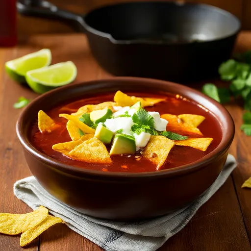 Zuppa di Tortilla Messicana Facile