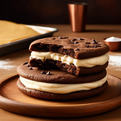 Tartas Whoopie de Stef con Cobertura de Mantequilla de Maní