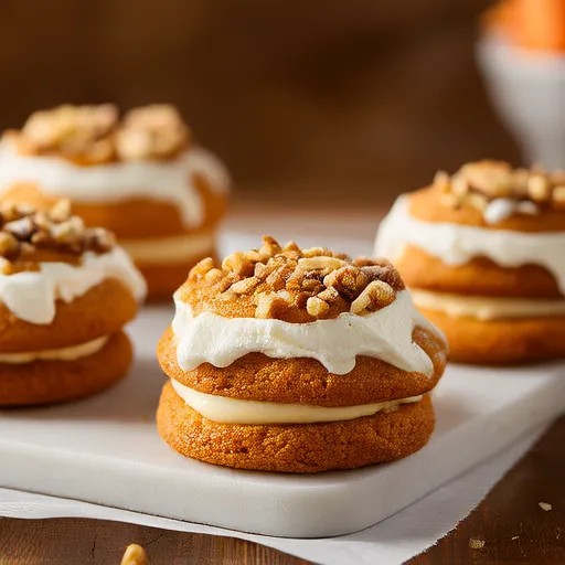 Biscotti Torta di Carote con Ripieno alla Crema di Formaggio