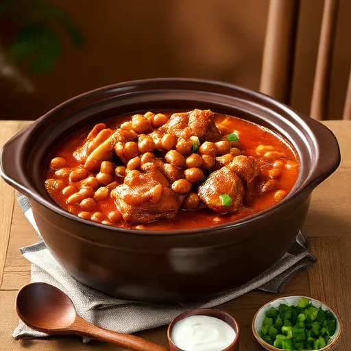 Crockpot Buffalo Chicken Chili