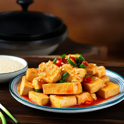 Tofu Frito Simples