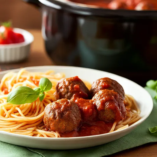 Easy Slow Cooker Meatballs