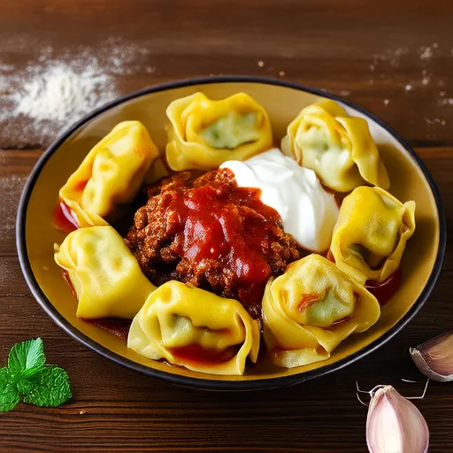 Afghan Beef Raviolis (Mantwo)