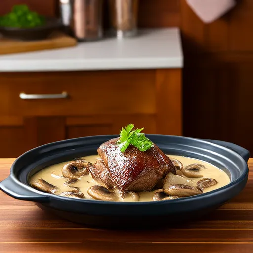 Arrosto al forno lento con crema