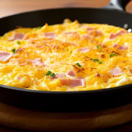 Ham and Cheese Frittata