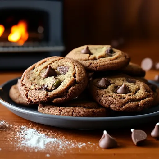 Galletas de chocolate con menta