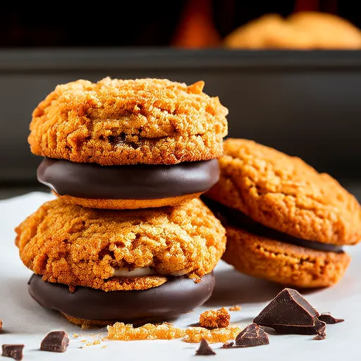 Macaroons Dừa Phủ Sô Cô La