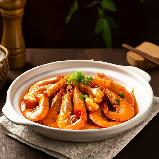 Camarones a la Szechwan