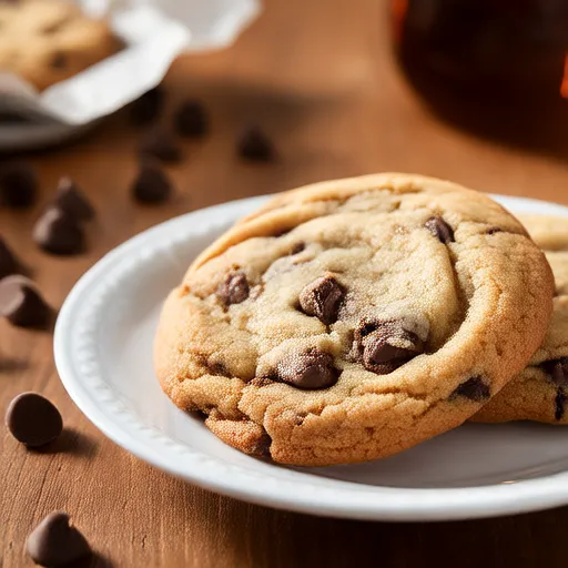 La galleta perfecta con chispas de chocolate