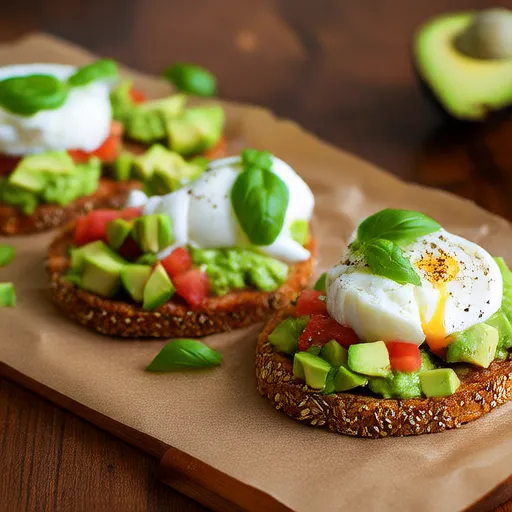 Bruschetta de Café da Manhã com Abacate